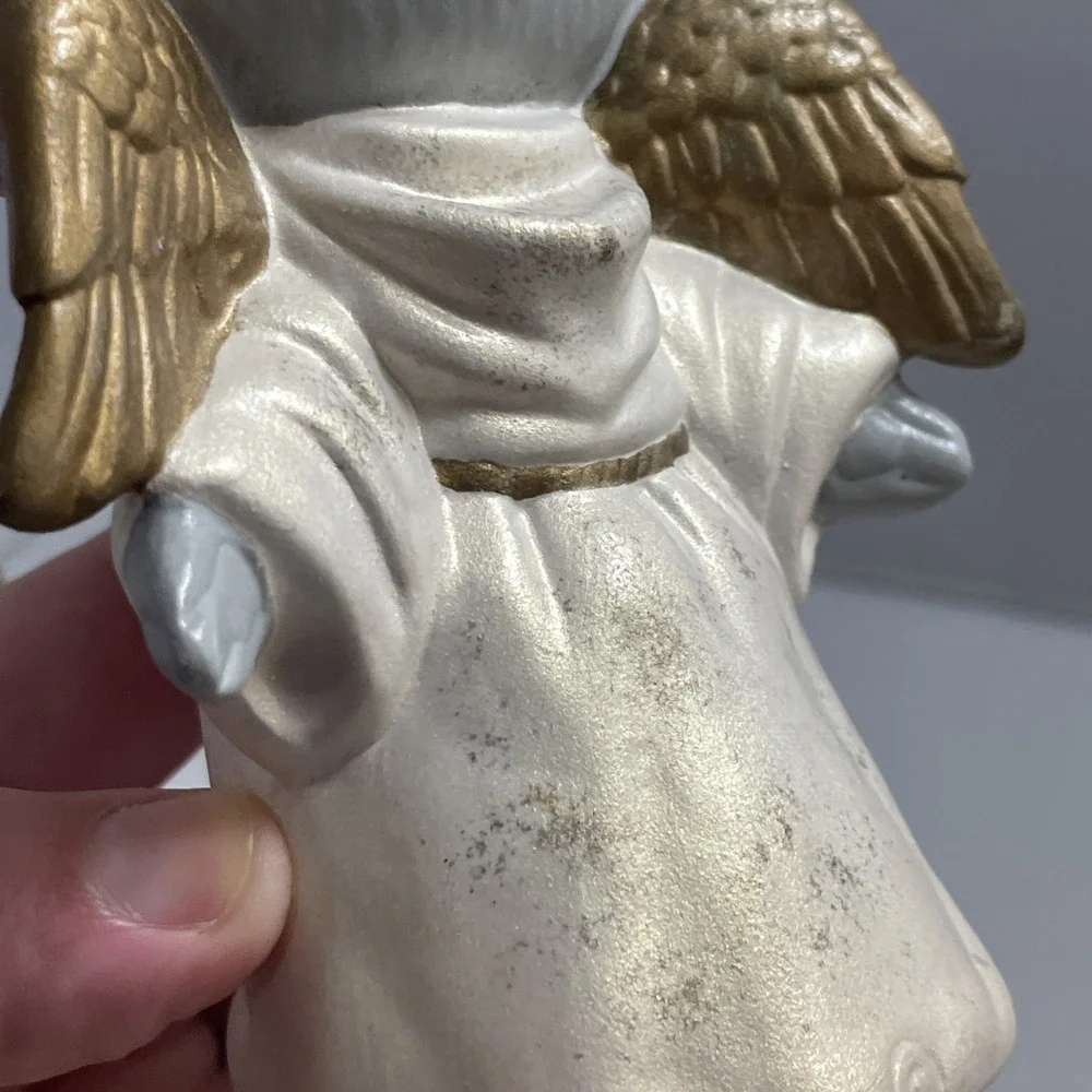 Kissing Mice Angels Handpainted Ceramic‎ Figurines 5
